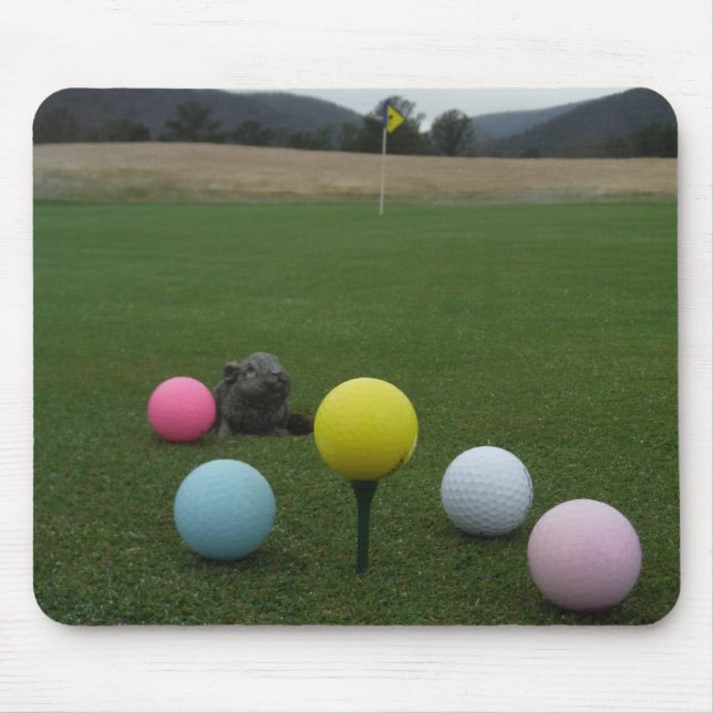 Easter mountain golf course mouse pad (Front)