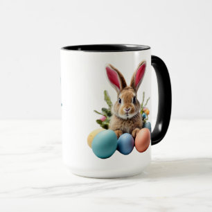 Easter mug,bunny,eggs mug