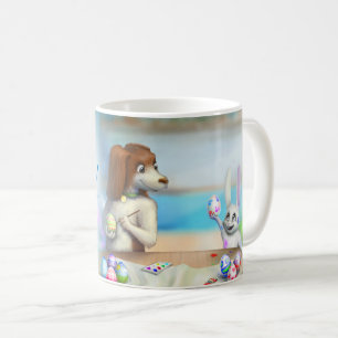 Easter mug with cute animals