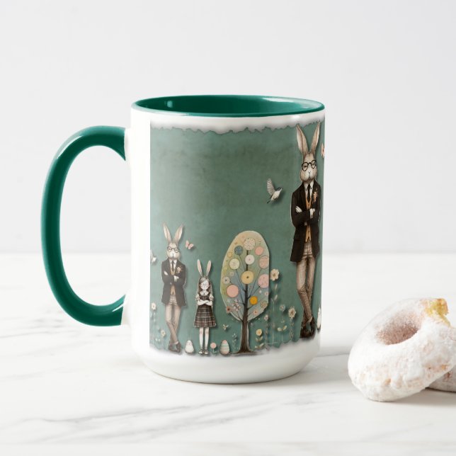 Easter Mug - World Domination - One Egg at a Time (With Donut)