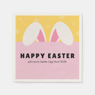 Easter Napkins Spring Dinner Decor Easter Bunny