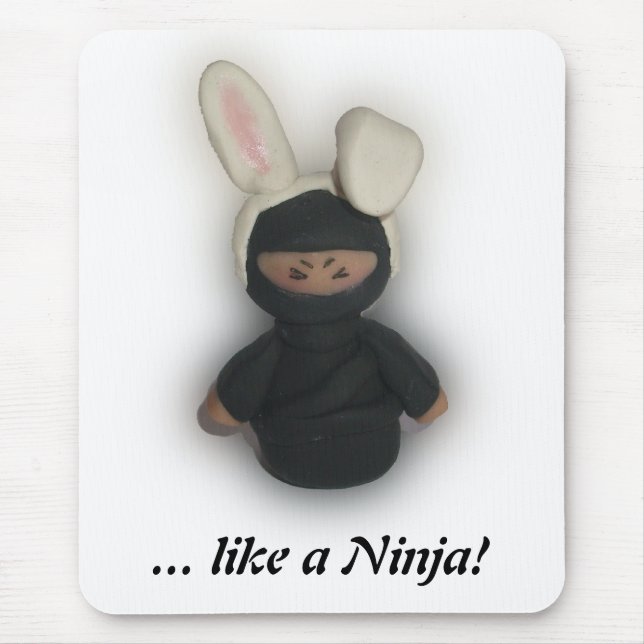 Easter Ninja Mouse Pad (Front)