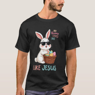Easter No Bunny Loves Me Like Jesus Christian Kids T-Shirt
