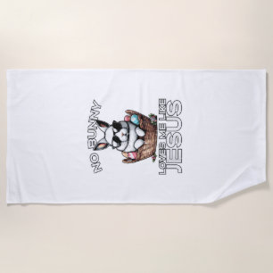 Easter No Bunny Loves Me Like Jesus Christian Men Beach Towel