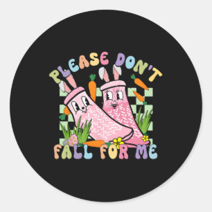 Easter Nurse1 Classic Round Sticker