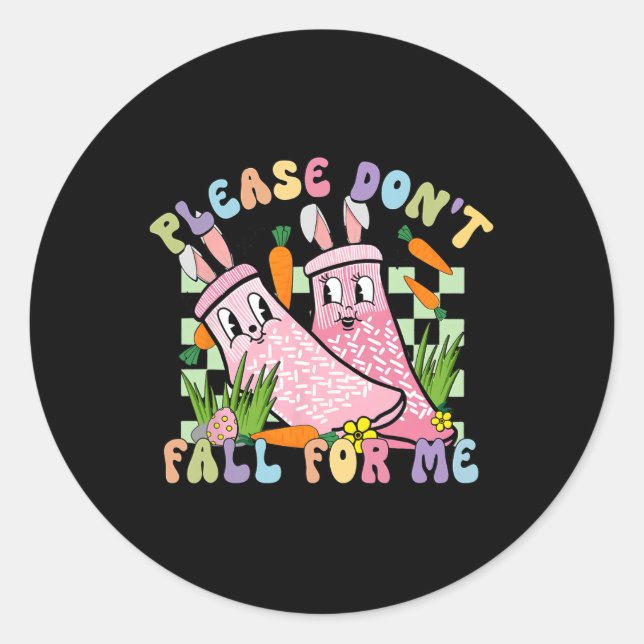 Easter Nurse1  Classic Round Sticker (Front)