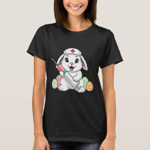 Easter Nurse Bunny Rn Icu Er Nicu Nurse Squad Nurs T-Shirt