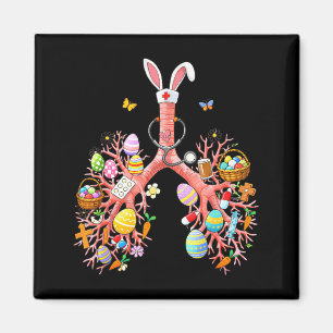 Easter Nurse Lung Squad RT Respiratory Therapist Magnet