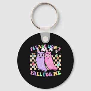 Easter Nurse Non Slip Socks Please Don't Fall For Key Ring