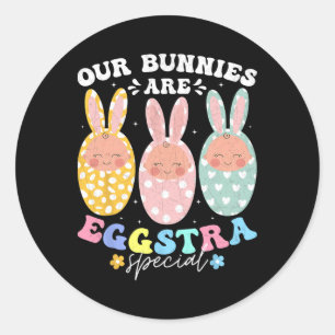 Easter Nursing Cute By Classic Round Sticker