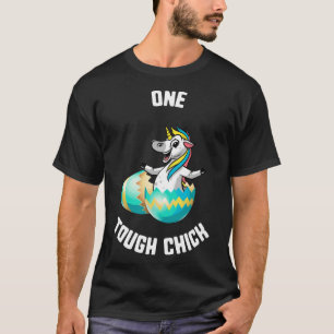 Easter One Tough Chick Unicorn Egg Kids Pullover H
