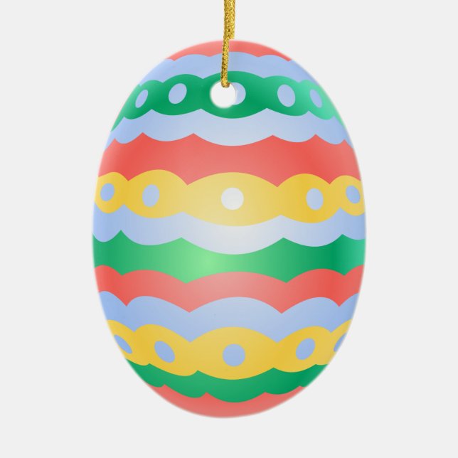 Easter Ornaments Customise Easter Egg Decorations (Front)