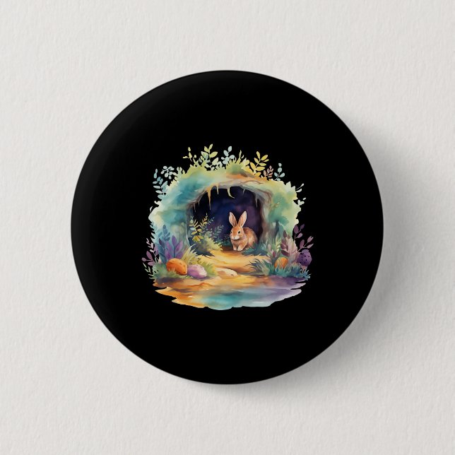 Easter Ostara Eostre Pagan Witchcraft Spring Moon  6 Cm Round Badge (Front)