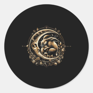 Easter Ostara Eostre Pagan Witchcraft Spring Moon Classic Round Sticker