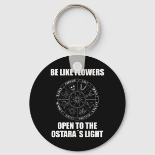 Easter Ostara Eostre Pagan Witchcraft Spring Moon  Key Ring