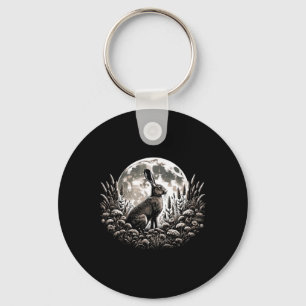 Easter Ostara Eostre Pagan Witchcraft Spring Moon  Key Ring