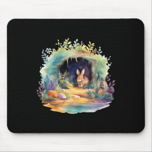 Easter Ostara Eostre Pagan Witchcraft Spring Moon  Mouse Pad