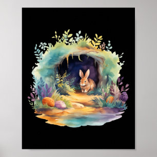 Easter Ostara Eostre Pagan Witchcraft Spring Moon Poster
