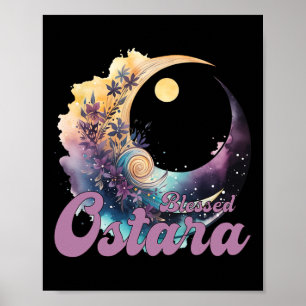 Easter Ostara Eostre Pagan Witchcraft Spring Moon Poster