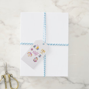 Easter package, Funny Easter Sticker Gift Tags