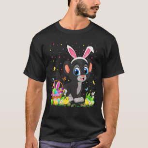 Easter Panther Bunny Egg Hunting Panther Easter Su T-Shirt
