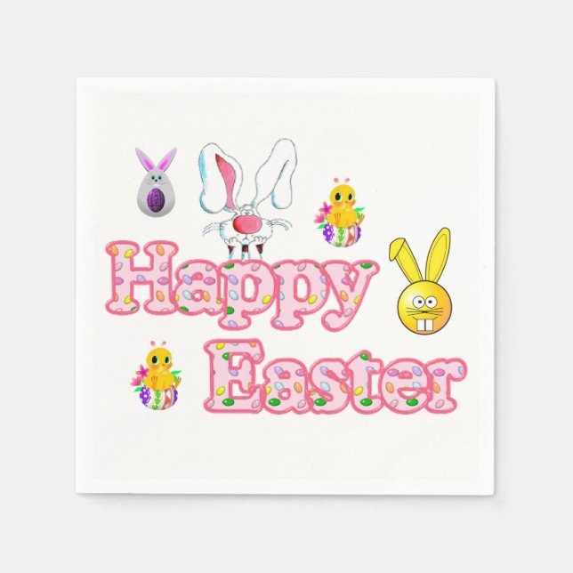 Easter Paper Napkins (Front)