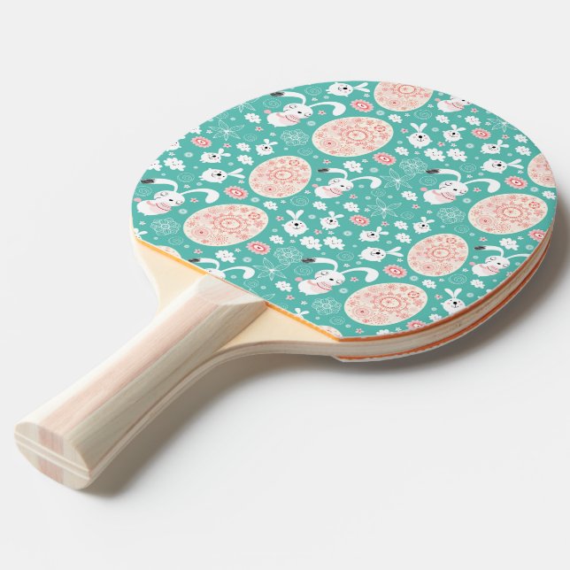 Easter Parade Ping Pong Paddle (Front Angle)