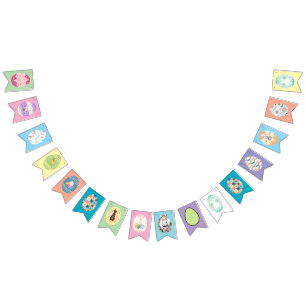 Easter Party Bunting with Eggs Bunting