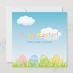 Easter Party Family Reunion invitation