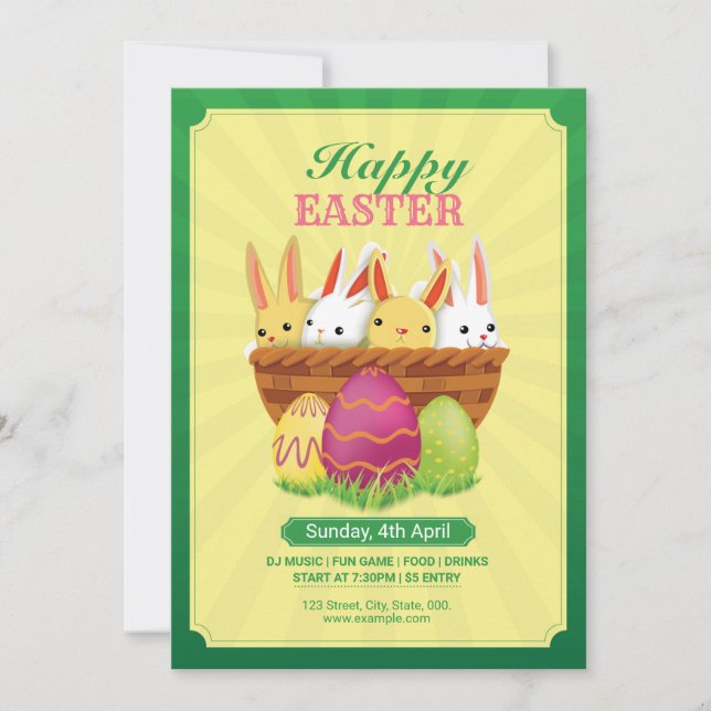Easter Party Invitation (Front)