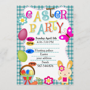Easter party invitation