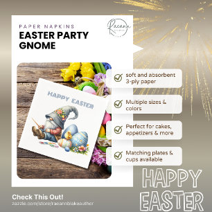 Easter Party Paper Napkin