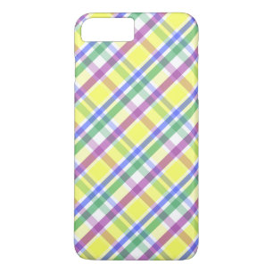 Easter Pastel Plaid Spring Pattern iPhone 8 Plus/7 Plus Case