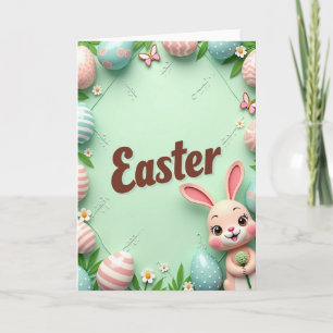 Easter Pattern Celebration Card