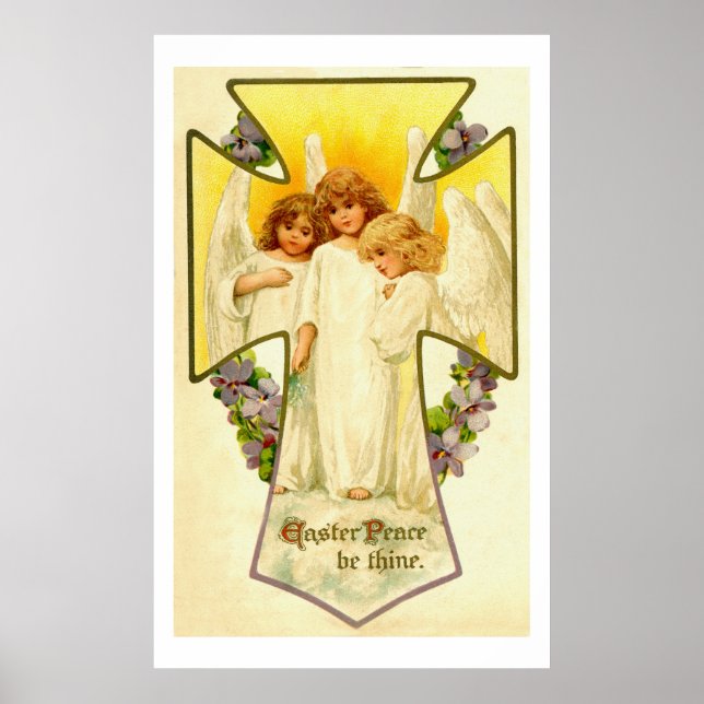 Easter peace be thine poster (Front)
