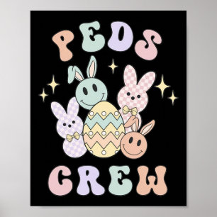 Easter Peds Nurse Bunny Emergency Squad Paediatric Poster