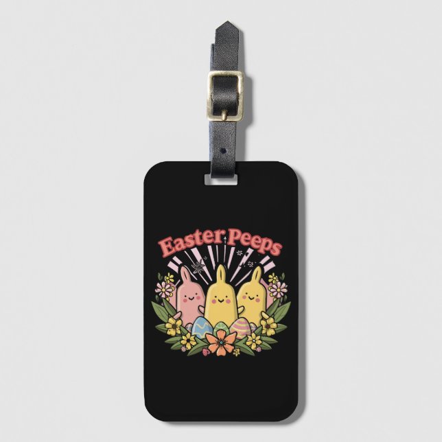 Easter Peeps Luggage Tag (Front Vertical)