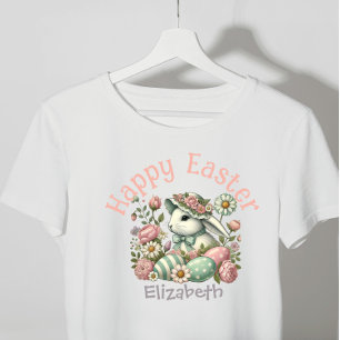 Easter Personalised Girls T-Shirt