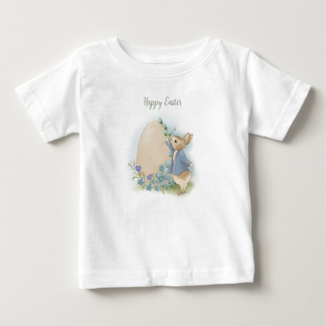 Easter Peter Rabbit Baby T-Shirt  (Front)