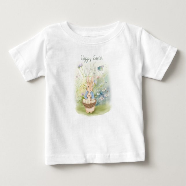 Easter Peter Rabbit Baby T-Shirt  (Front)