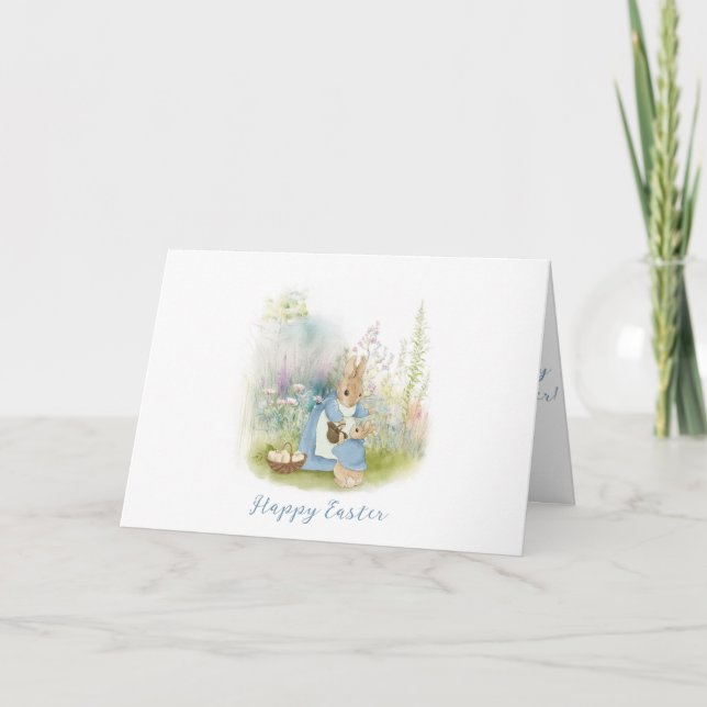 Easter Peter Rabbit Holiday Card (Front)