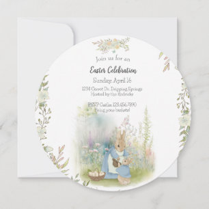 Easter Peter Rabbit Invitation