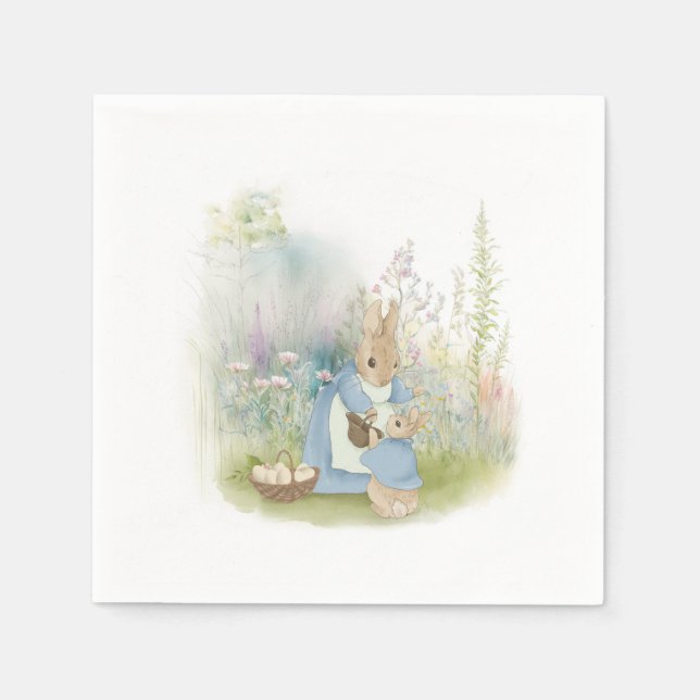 Easter Peter Rabbit Napkins (Front)