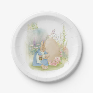 Easter Peter Rabbit Paper Plates