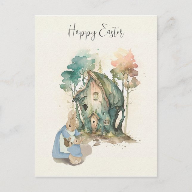 Easter Peter Rabbit Postcard (Front)