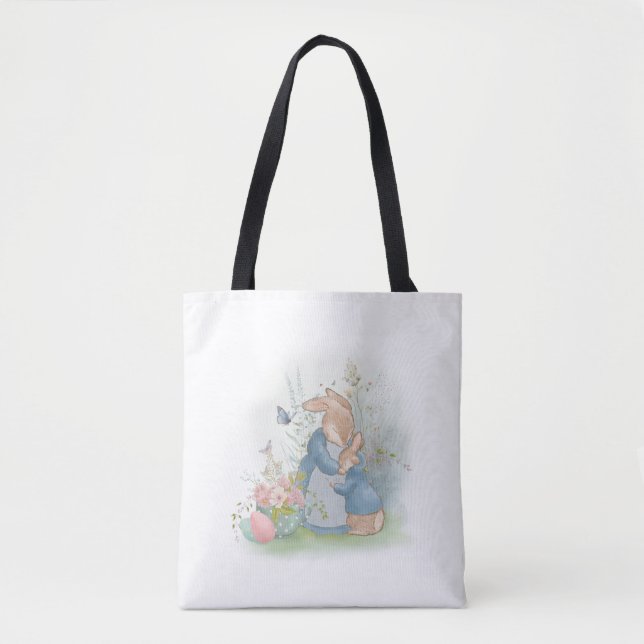 Easter Peter Rabbit Tote Bag (Front)