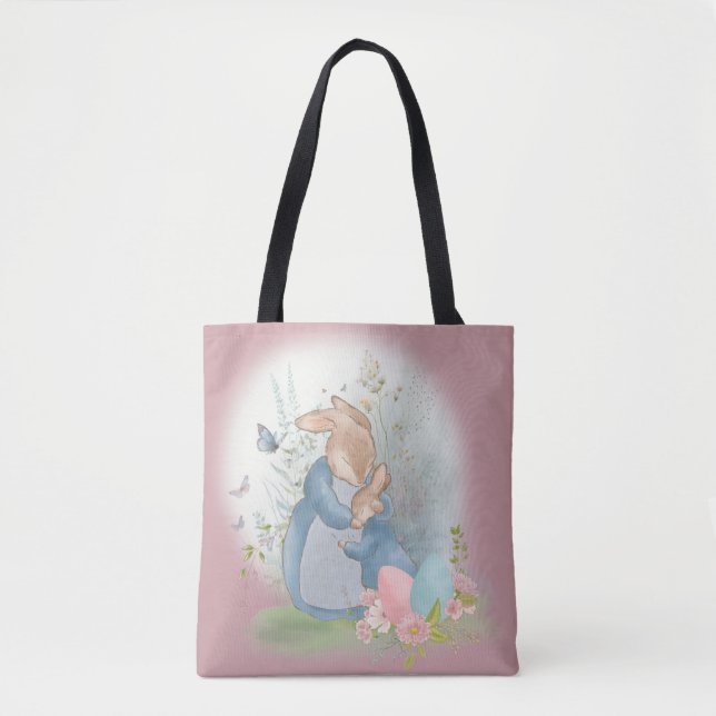 Easter Peter Rabbit Tote Bag (Front)
