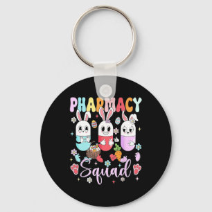 Easter Pharmacy Squad Pills Pharmacist Certified P Key Ring