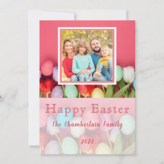 Easter Photo Card, Instant Download Option Holiday Card