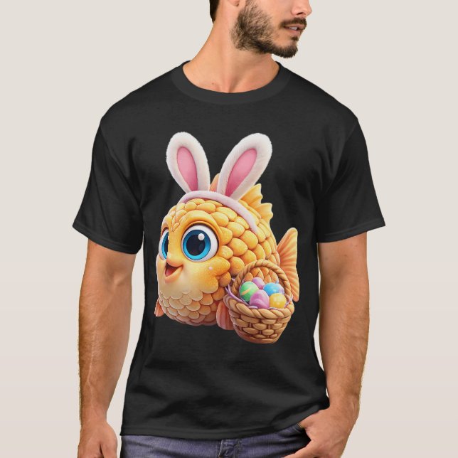 Easter Pinecone Fish 1 T-Shirt (Front)